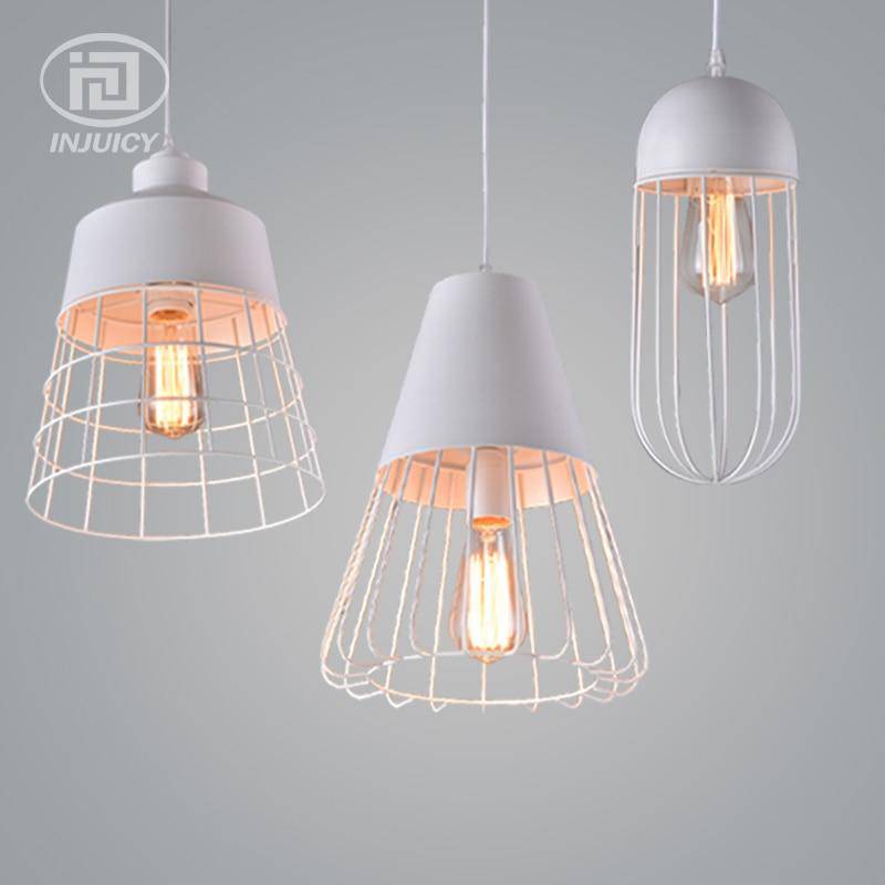 Suspension design cage colorée de plusieurs formes Loft - vue 6 sur 7