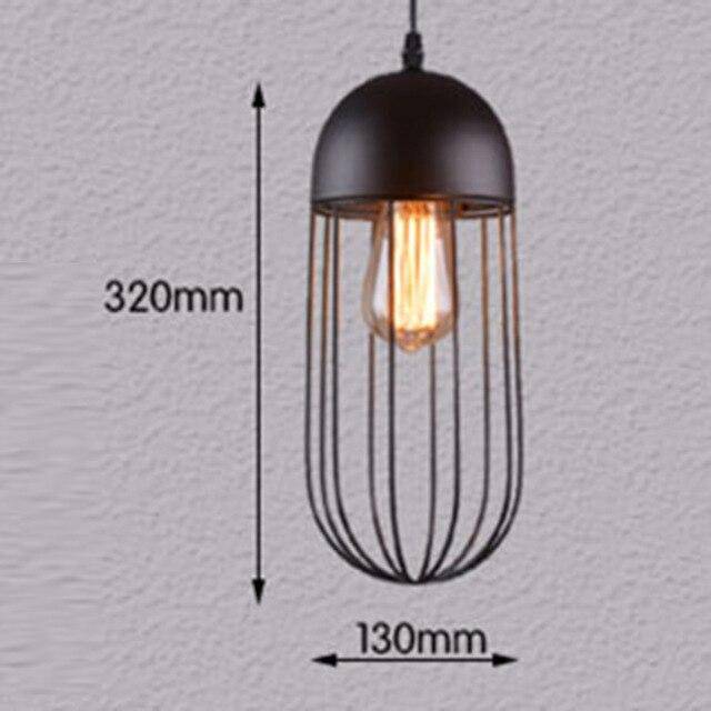 Suspension design cage colorée de plusieurs formes Loft