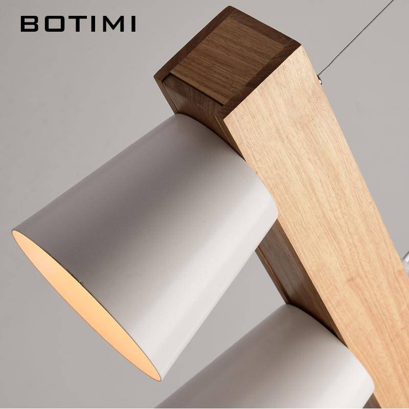 Suspension en bois avec abat-jour en métal Nordic - vue 5 sur 6