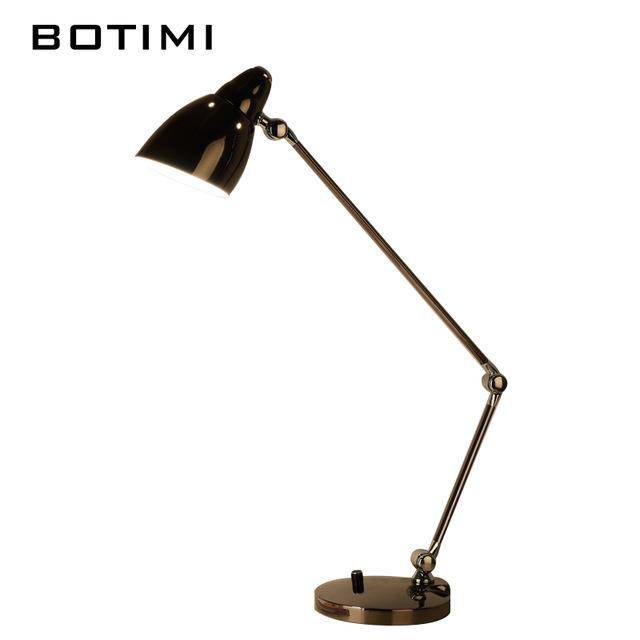 Lampe de bureau à LED chromée Botimi - vue 3 sur 4