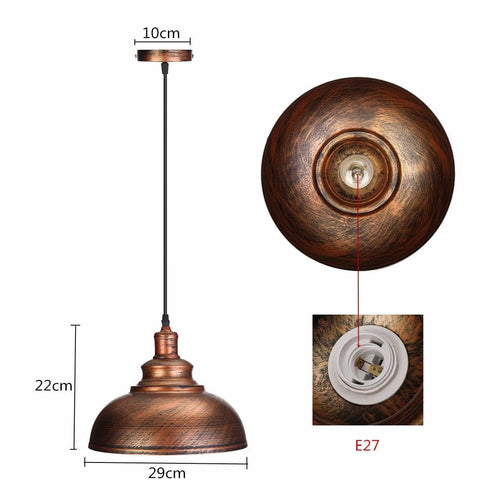 Suspension style industriel Edison