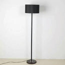 Lampadaire sur pied noir avec abat-jour