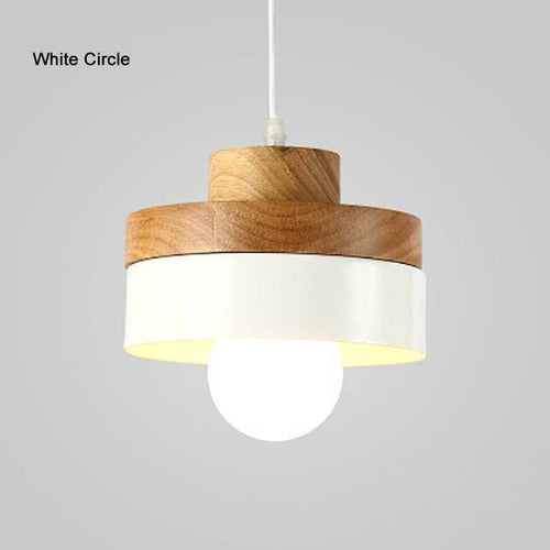 Suspension en bois et métal Scandinavian (carré ou rond)