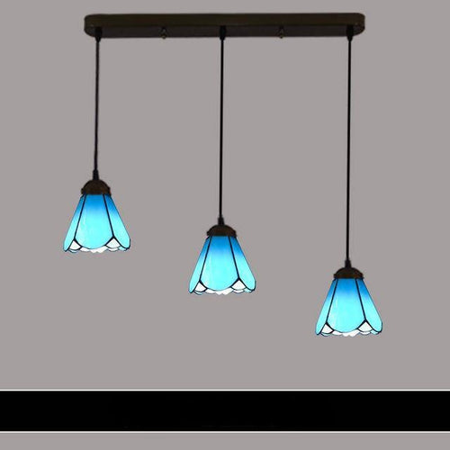 Suspension design en verre de couleurs Mediterranean