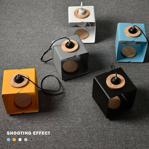 Suspension design cube ouvert de couleur Hand