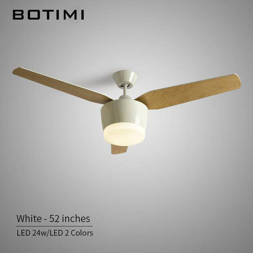 Deckenventilator mit LED-Lampe (schwarz oder weiß) - vue 4 sur 4