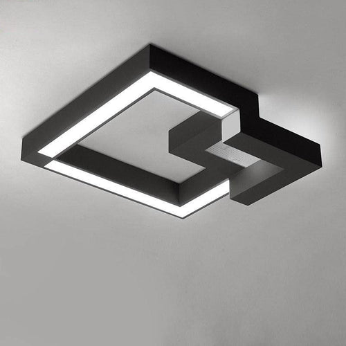 Plafonnier LED design 3D en métal