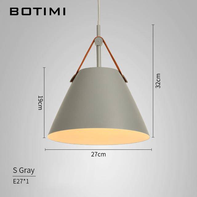 Suspension design LED en métal et tissu Botimi - vue 8 sur 13