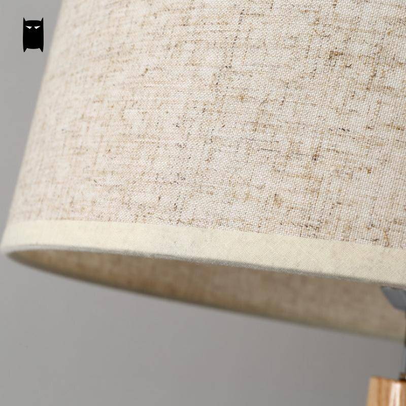 Lampadaire trépied en bois scandinave - vue 4 sur 6