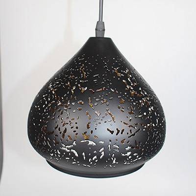 Suspension LED noir Etching
