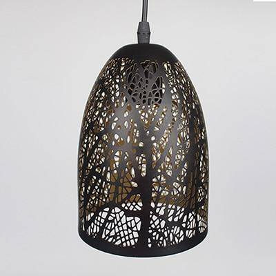 Suspension LED noir Etching
