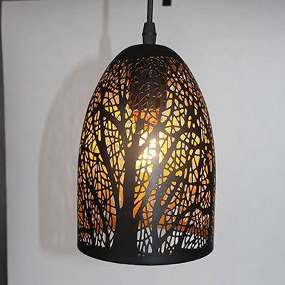 Suspension LED noir Etching