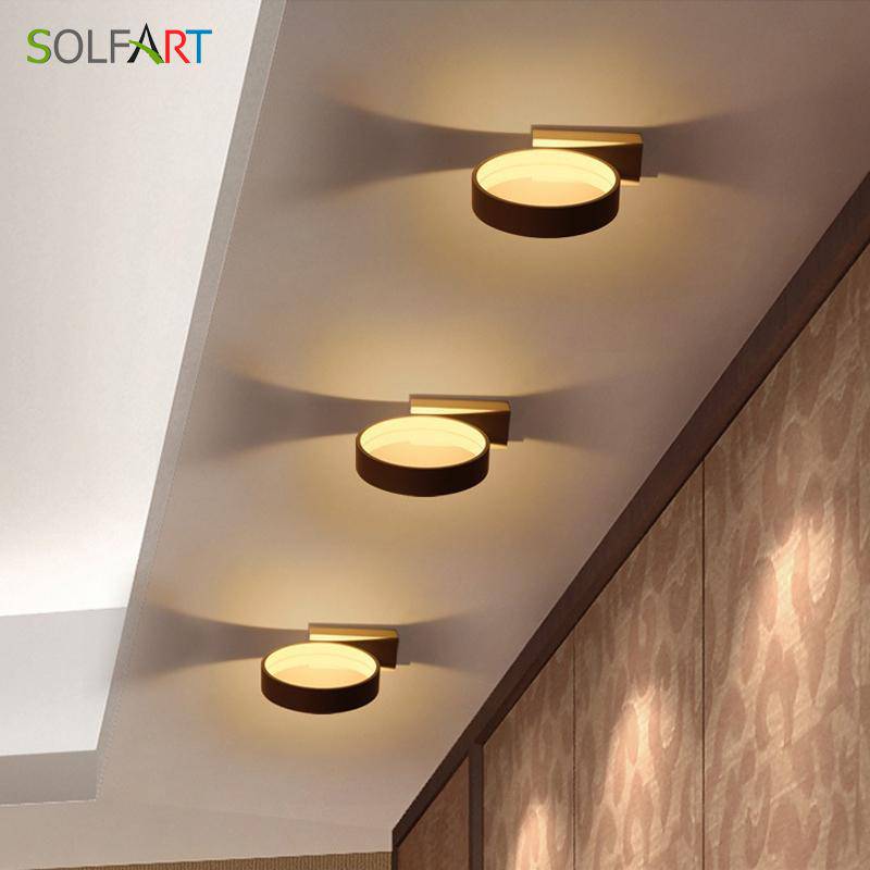 Applique design LED cercle blanc - vue 4 sur 5