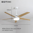 Ventilateur de plafond à LED avec pales en bois Botimi