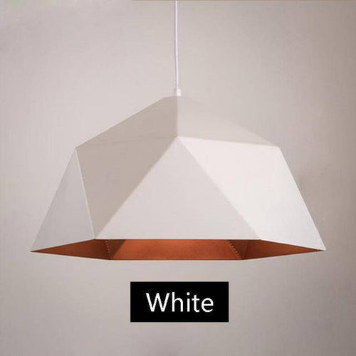 Suspension design moderne géométrique Art Deco (noir ou blanc) - vue 3 sur 6