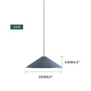 Suspensions design en cone de couleur Island