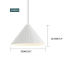 Suspensions design en cone de couleur Island
