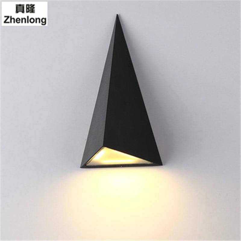 Applique murale design triangulaire à LED waterproof - vue 5 sur 4
