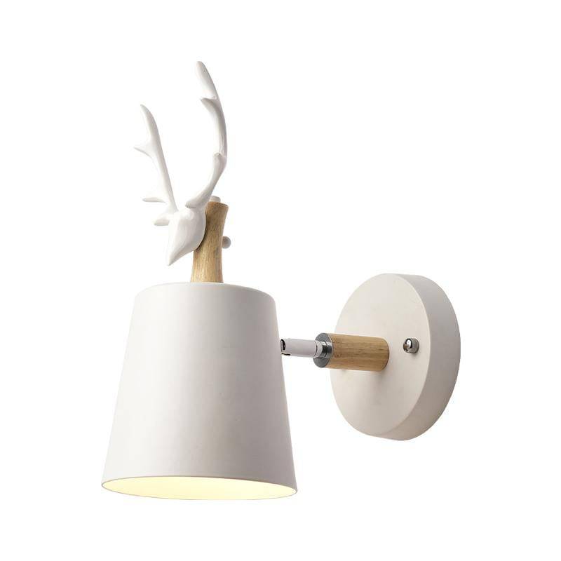 Applique LED à corne de cerf (noir ou blanc) - vue 3 sur 5
