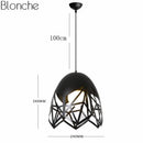 Suspension LED oeuf ouvert Hollow