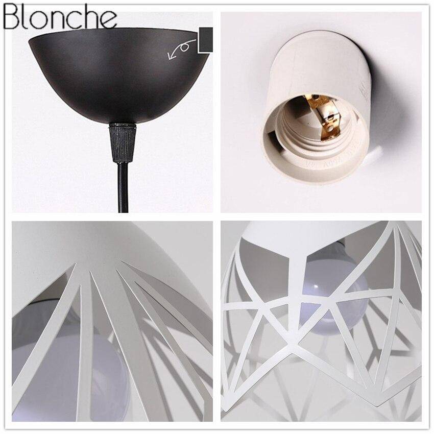 Suspension LED oeuf ouvert Hollow - vue 3 sur 6