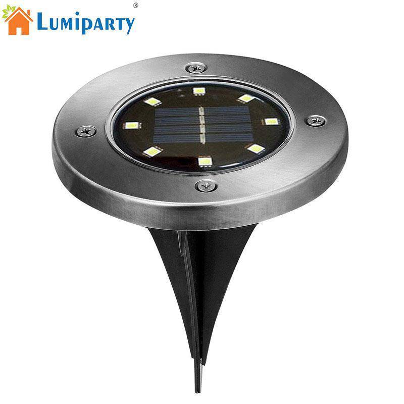 Spot extérieur 8 LEDs à encastrer Lumiparty - vue 5 sur 5