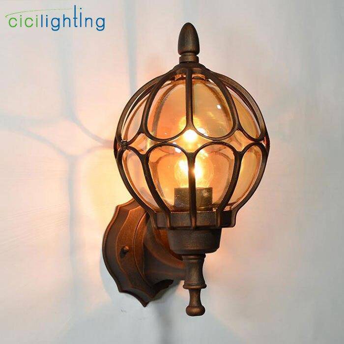 Applique rustique et antique en cage European