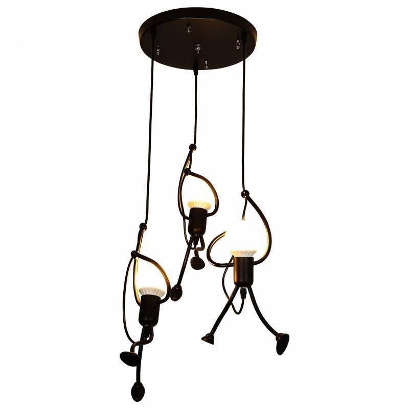 Suspension design à LED bonhomme suspendu Human - vue 5 sur 8