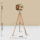 Lampadaire LED projecteur en métal tripode
