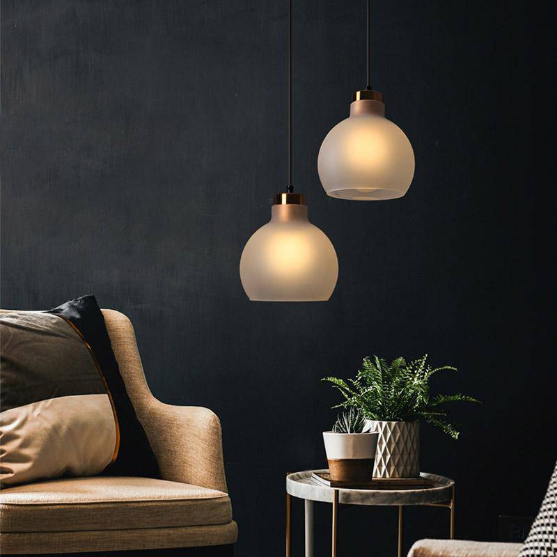 Suspension boule en verre à LED Lamp - vue 4 sur 7