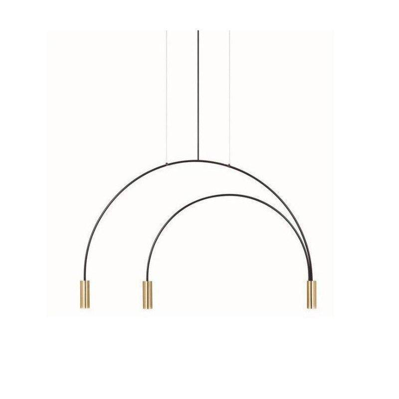 Lustre design branches fines en forme de U - vue 5 sur 6