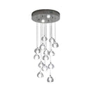 Lustre en crystal LED Clear