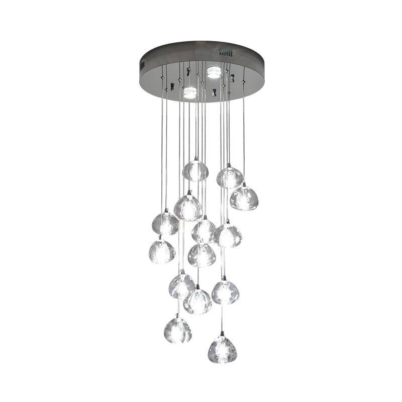 Lustre en crystal LED Clear - vue 5 sur 5