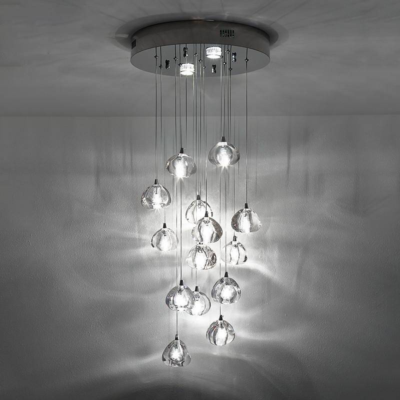 Lustre en crystal LED Clear - vue 3 sur 5