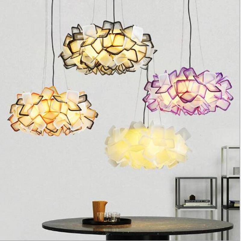 Suspension design de couleur en acrylique Clizia - vue 3 sur 9