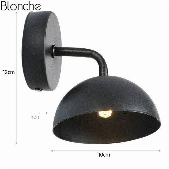 Applique LED avec abat-jour en metal - vue 7 sur 9