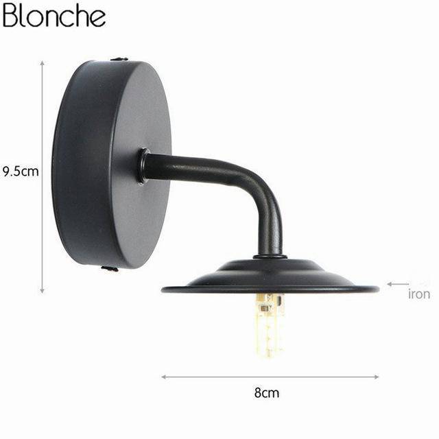 Applique murale LED abat-jour vintage Loft - vue 6 sur 9