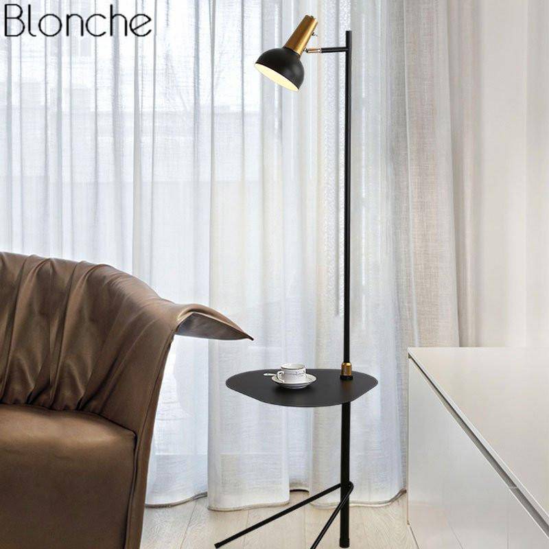 Lampadaire LED avec table ajustable Creative - vue 7 sur 10