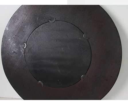 Miroir mural rond en bois tressé Antique - vue 5 sur 5