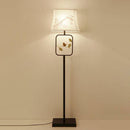 Lampadaire LED avec abat-jour en tissu European