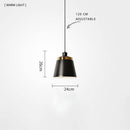 Suspension LED moderne en métal et base métalique