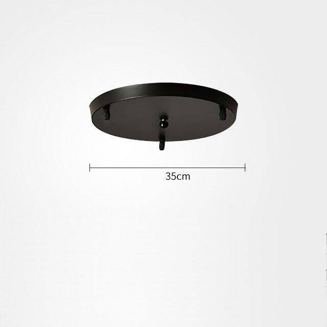 Suspension LED moderne en métal et base métalique - vue 12 sur 19