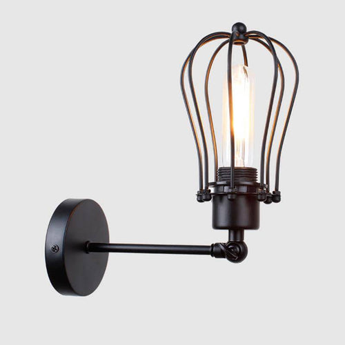Applique murale cage vintage