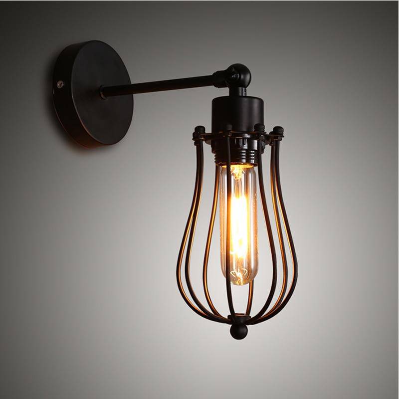 Applique murale cage vintage - vue 4 sur 7