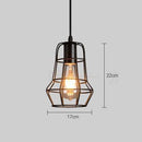 Suspension LED cage de différentes formes Industrial