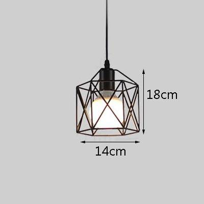 Suspension LED cage de différentes formes Industrial - vue 15 sur 19
