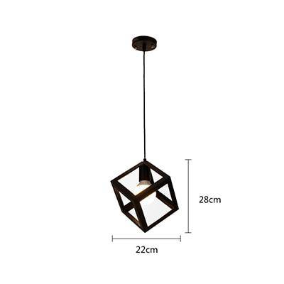 Suspension LED cage de différentes formes Industrial - vue 8 sur 19