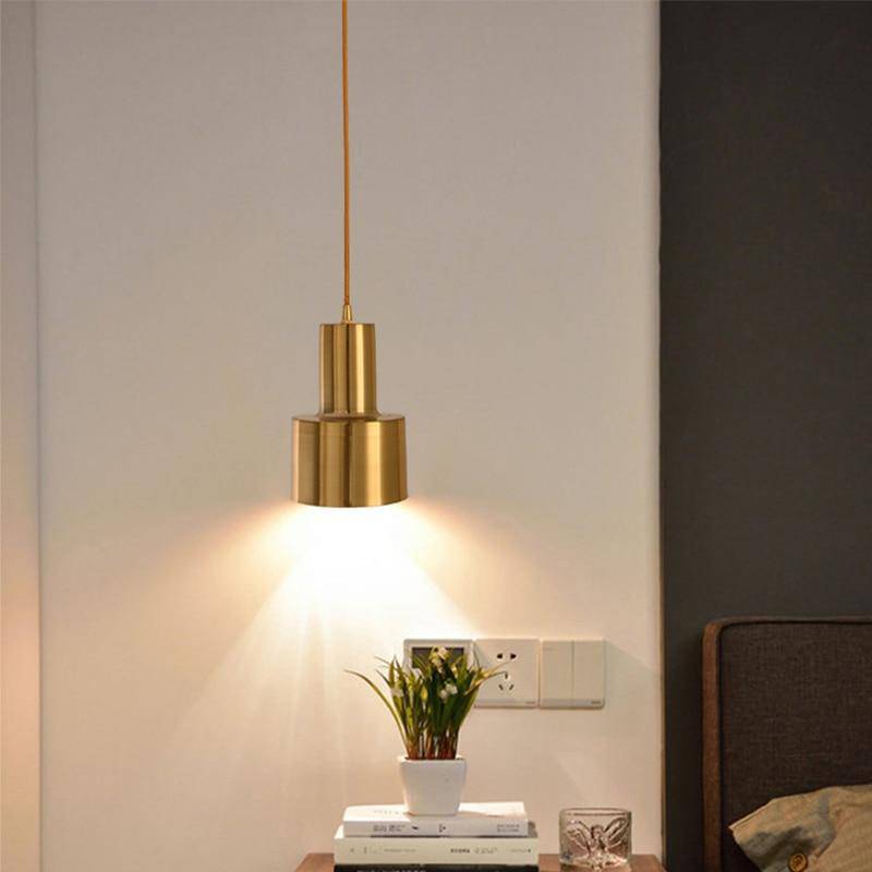 Suspension design LED doré Luxury - vue 3 sur 5