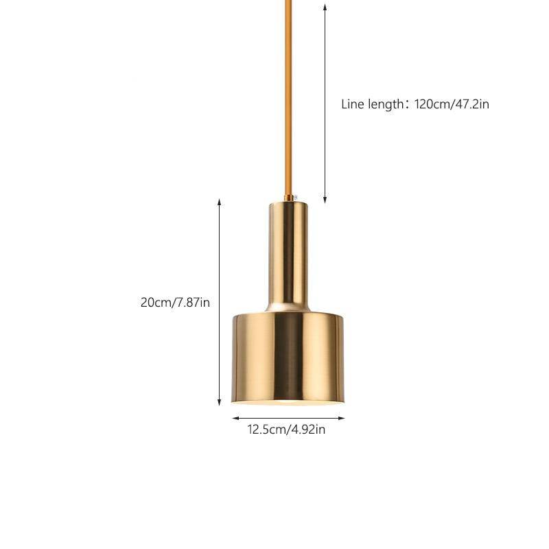 Suspension design LED doré Luxury - vue 4 sur 5