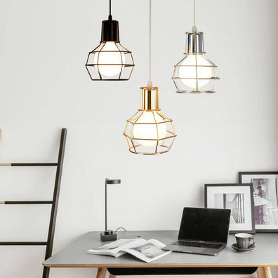 Suspension cage style vintage Edison